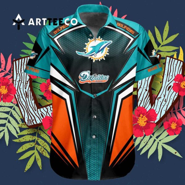 Miami Dolphins Cool Design Hawaiian Shirt 3