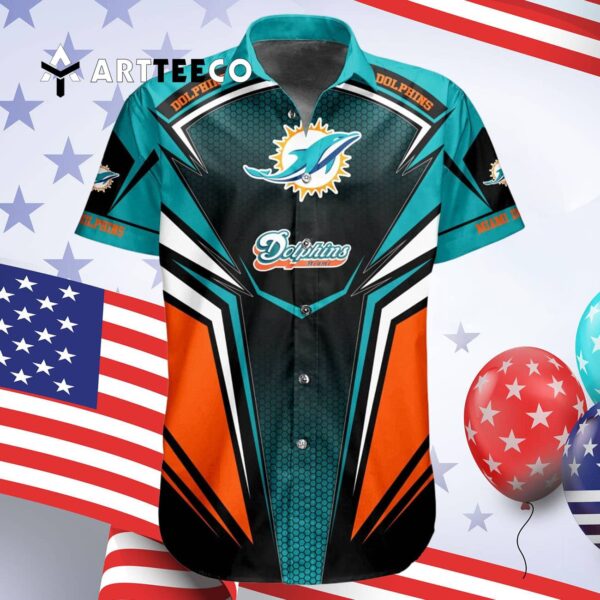 Miami Dolphins Cool Design Hawaiian Shirt 4