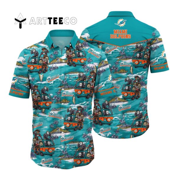 Miami Dolphins Killer Team Hawaiian Shirt 1