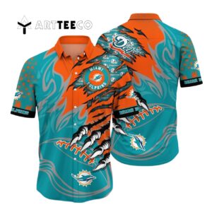 Miami Dolphins Limited Edition Monster Hawaiian Shirt 1