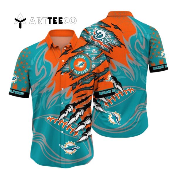 Miami Dolphins Limited Edition Monster Hawaiian Shirt 1