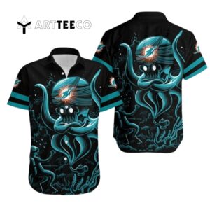Miami Dolphins Limited Edition Octopus Hawaiian Shirt 1