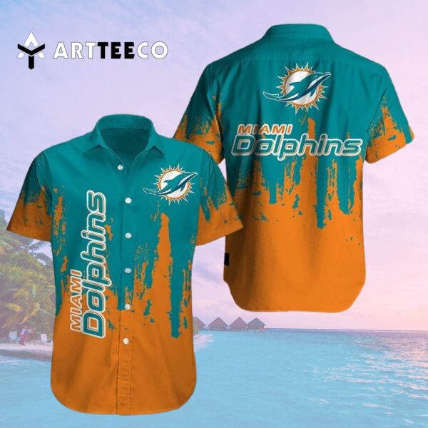 Miami Dolphins Limited Edition V1 Hawaiian Shirt 2