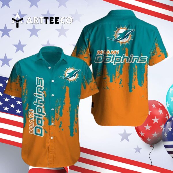 Miami Dolphins Limited Edition V1 Hawaiian Shirt 4