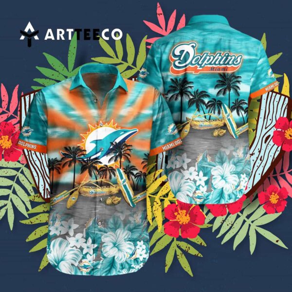 Miami Dolphins Lover New Summer Hawaiian Shirt 3