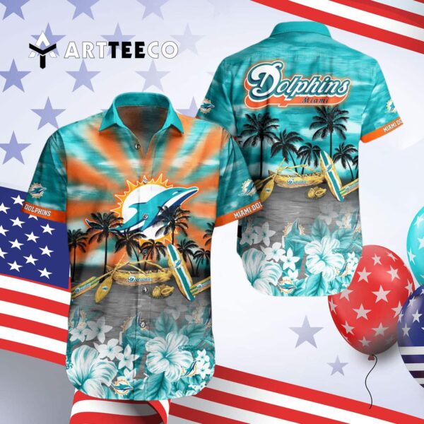 Miami Dolphins Lover New Summer Hawaiian Shirt 4