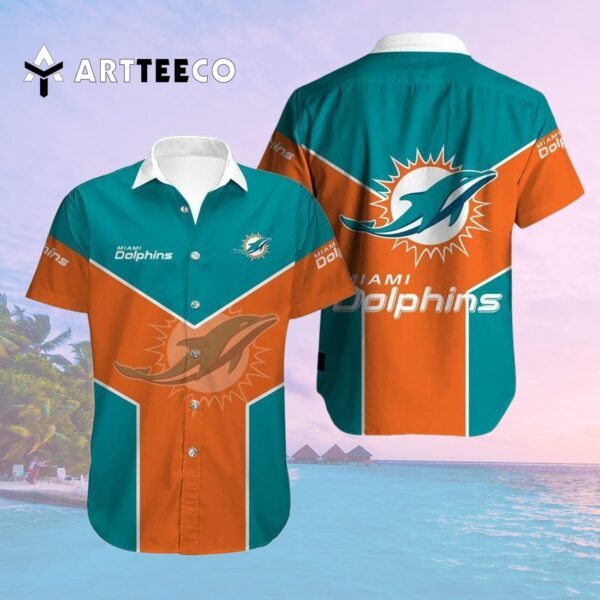 Miami Dolphins New Design V1 Hawaiian Shirt 2