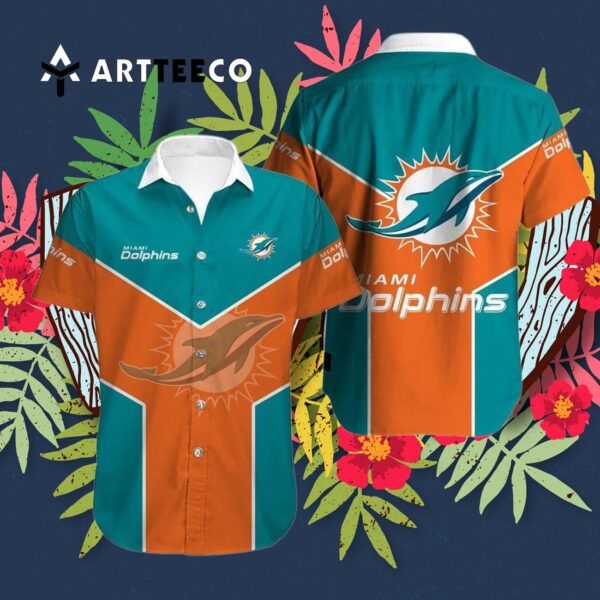 Miami Dolphins New Design V1 Hawaiian Shirt 3