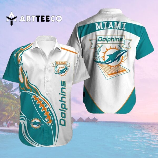 Miami Dolphins New Design V2 Hawaiian Shirt 2