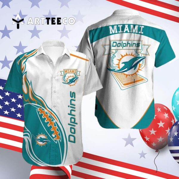 Miami Dolphins New Design V2 Hawaiian Shirt 4