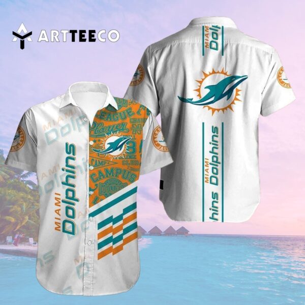 Miami Dolphins New Design V3 Hawaiian Shirt 2