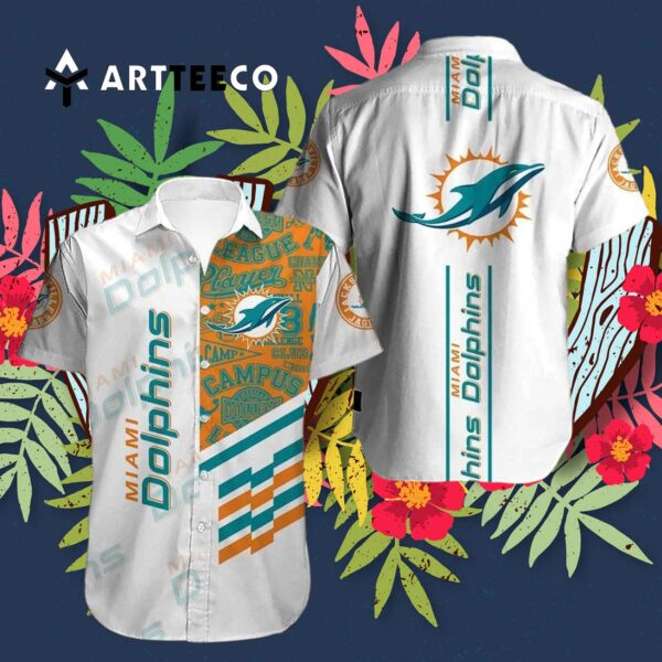 Miami Dolphins New Design V3 Hawaiian Shirt 3