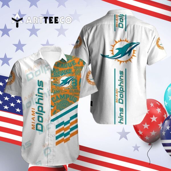 Miami Dolphins New Design V3 Hawaiian Shirt 4