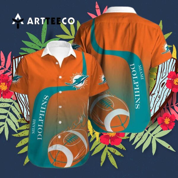 Miami Dolphins New Design V4 Hawaiian Shirt 3