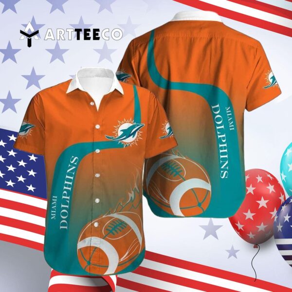 Miami Dolphins New Design V4 Hawaiian Shirt 4