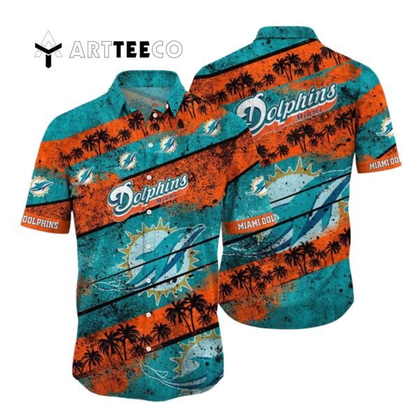 Miami Dolphins Retro Style Hawaiian Shirt 1