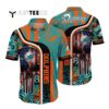 Miami Dolphins Skull Design Hawaiian Shirt 1