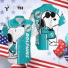 Miami Dolphins Snoopy Graphic Hawaiian Shirt 4