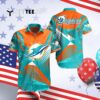Miami Dolphins Special Digital Pattern Hawaiian Shirt 4