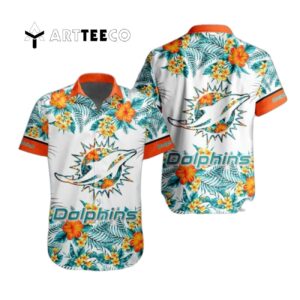 Miami Dolphins Special Floral Tropical Team Hawaiian Shirt 1