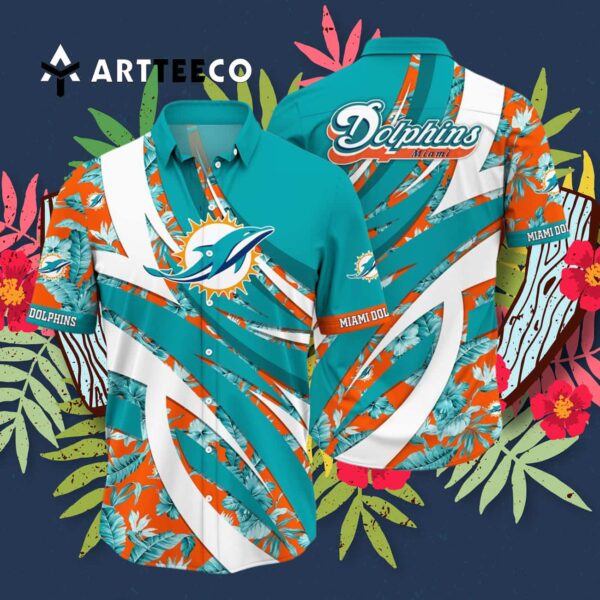 Miami Dolphins Style 2025 Hawaiian Shirt 3