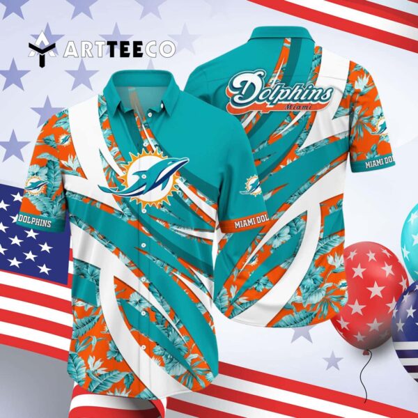 Miami Dolphins Style 2025 Hawaiian Shirt 4