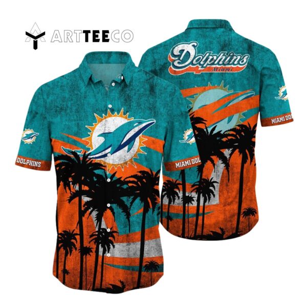 Miami Dolphins Style 2025 Vintage Hawaiian Shirt 1
