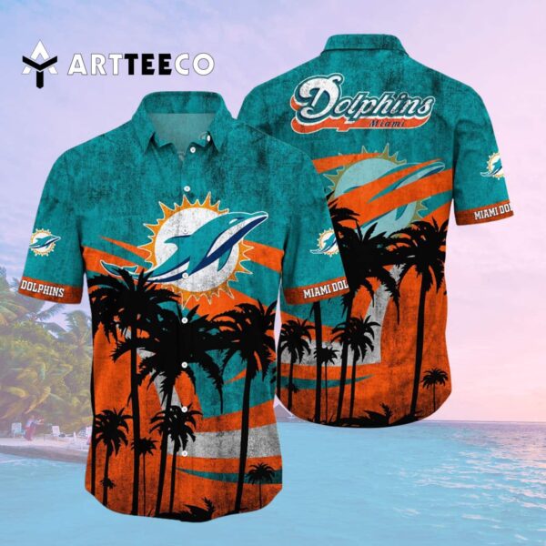 Miami Dolphins Style 2025 Vintage Hawaiian Shirt 2