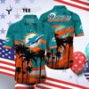 Miami Dolphins Style 2025 Vintage Hawaiian Shirt 4
