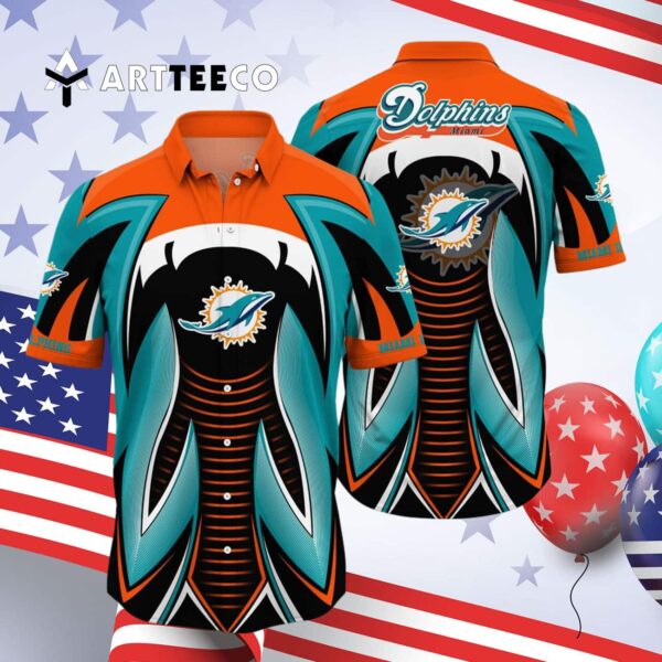 Miami Dolphins Style Hot V4 Hawaiian Shirt 4