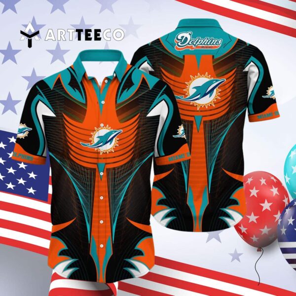 Miami Dolphins Style Hot V5 Hawaiian Shirt 4