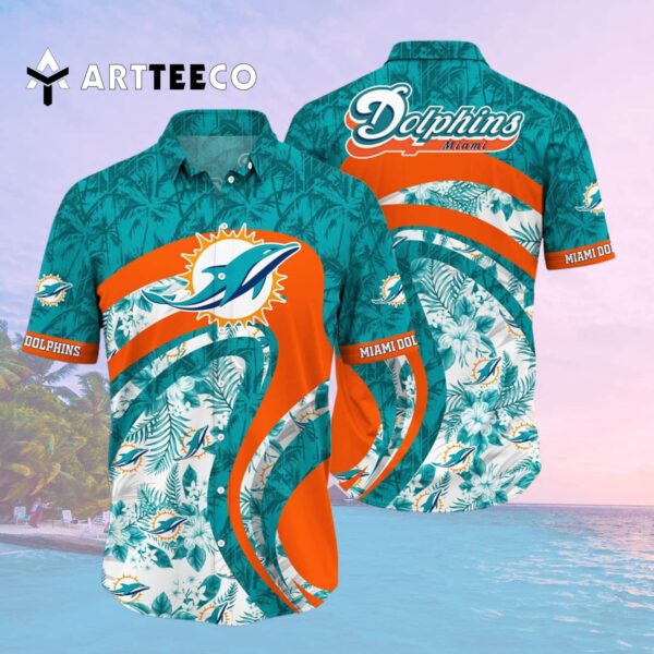 Miami Dolphins Style Hot V9 Hawaiian Shirt 2