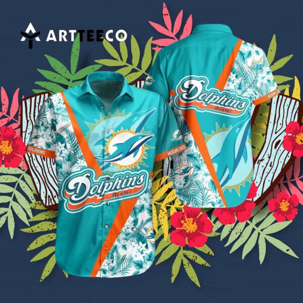 Miami Dolphins Style Summer Hawaiian Shirt 3