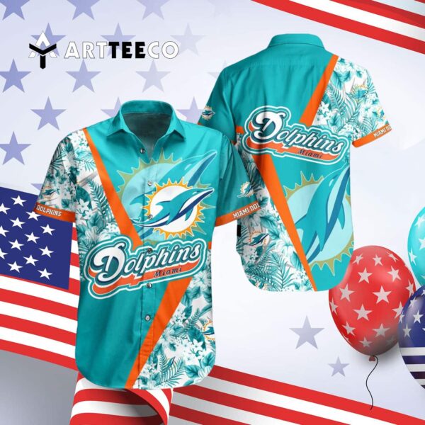 Miami Dolphins Style Summer Hawaiian Shirt 4