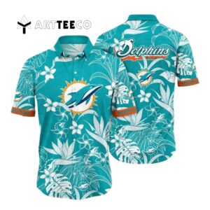 Miami Dolphins Summer Gift For Friend Hawaiian Shirt 1