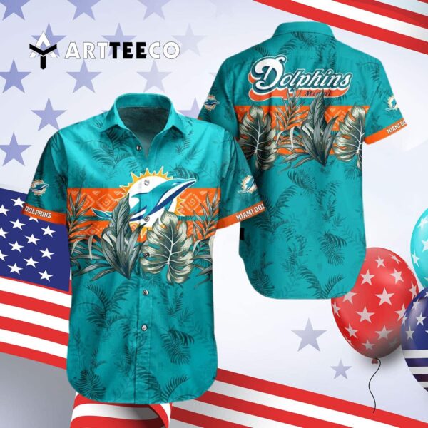 Miami Dolphins Trending Summer Hawaiian Shirt 4
