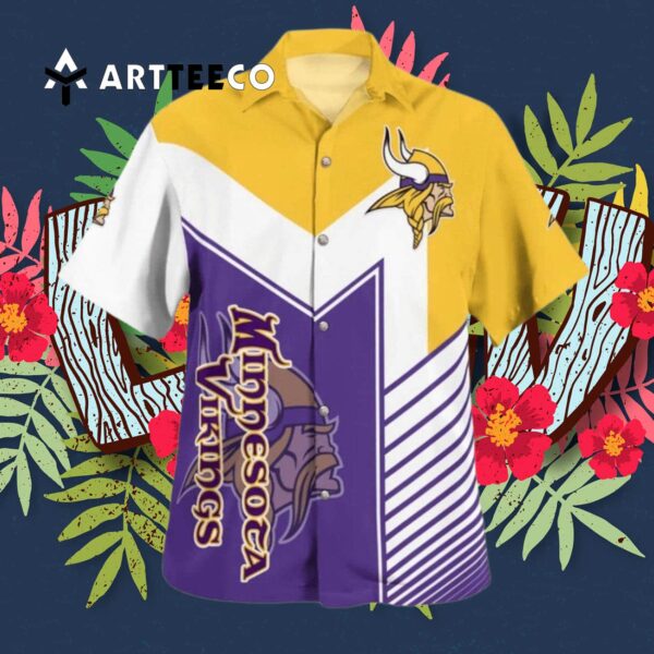 Minnesota Vikings Aloha Best For Fans Beach Hawaiian Shirt 3