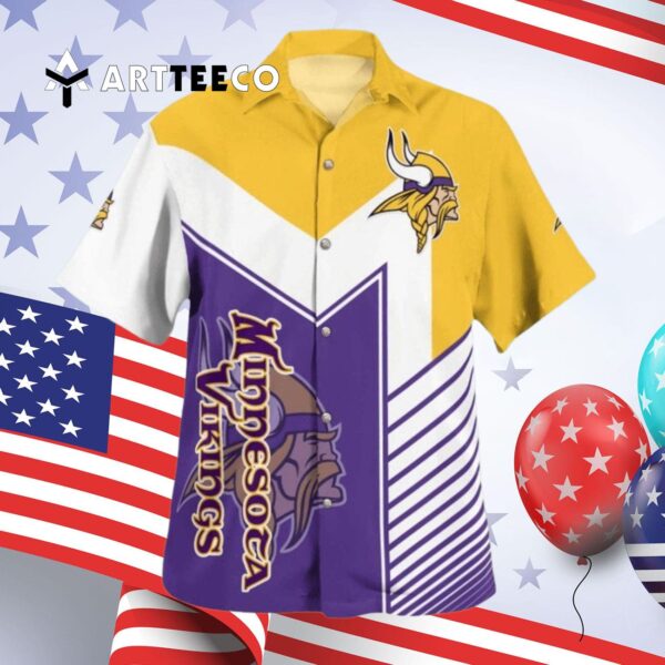 Minnesota Vikings Aloha Best For Fans Beach Hawaiian Shirt 4