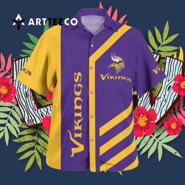 Minnesota Vikings Best For Fans Beach Hawaiian Shirt 3