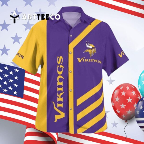 Minnesota Vikings Best For Fans Beach Hawaiian Shirt 4