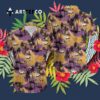 Minnesota Vikings Coconut Tree Hawaiian Shirt 3