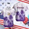 Minnesota Vikings Coconut Trees V3 Hawaiian Shirt 4