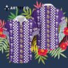 Minnesota Vikings Coconut Trees V4 Hawaiian Shirt 3