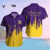 Minnesota Vikings Colorful Design Hawaiian Shirt 2