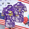 Minnesota Vikings Floral Full Print Unisex Hawaiian Shirt 4