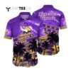 Minnesota Vikings Flower All Over Printed Hawaiian Shirt 1