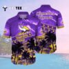 Minnesota Vikings Flower All Over Printed Hawaiian Shirt 2