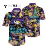 Minnesota Vikings Flower Classic All Over Print Hawaiian Shirt 1