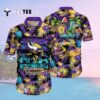 Minnesota Vikings Flower Classic All Over Print Hawaiian Shirt 2