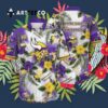 Minnesota Vikings Flower Classic All Over Print V1 Hawaiian Shirt 3